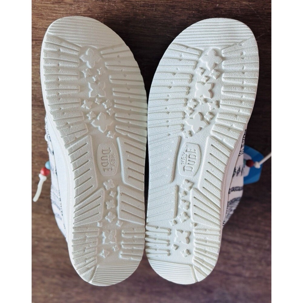 Women’s Size 7 Hey Dude Wendy Mid Boho Mix Baja Cream 40751-1MW NIB - Picture 5 of 8